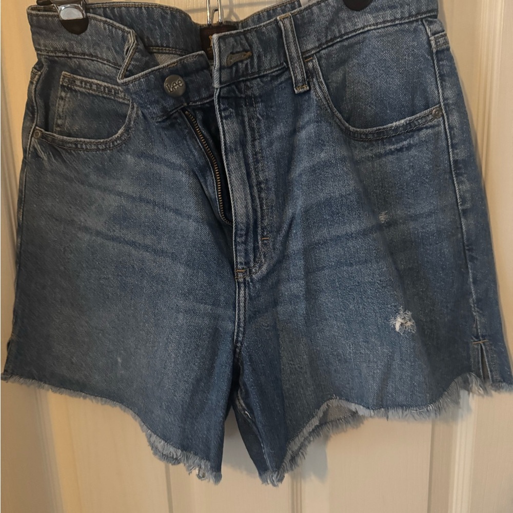 Lee Women's Blue Denim Cutoff Shorts